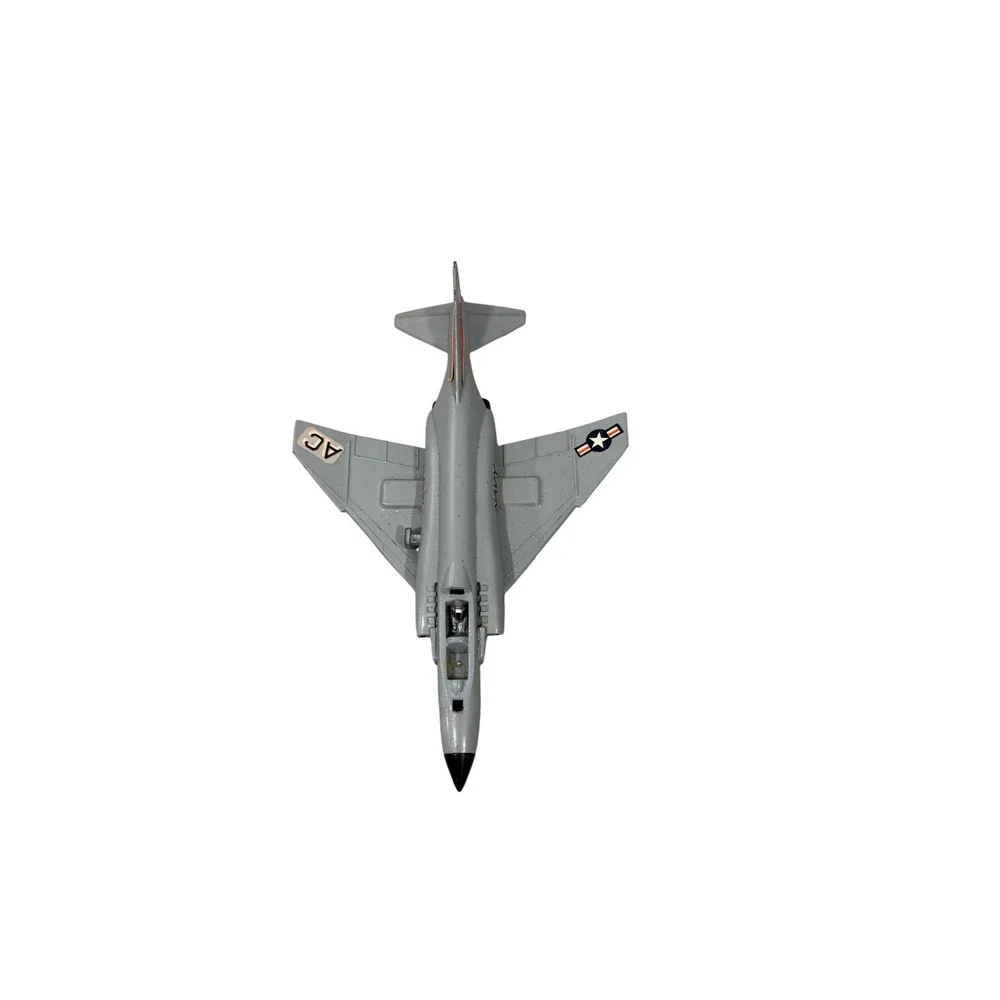 Vintage Dinky Toys Phantom‎ II F-4K Navy Jet Diecast Model Made in England Grey